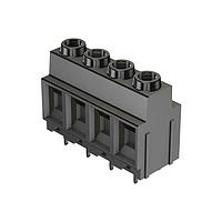 HARTING 14020225402000 Fixed Terminal Blocks har-flexicon, 2pin Terminal Block w/ screw termination, THR/SMC, 10mm wire, 60Amps, pitch 10.16mm