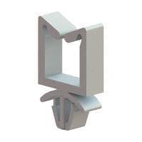 Essentra Components WS-SH-2-19 Square Hole Mount Wire Sdl,Square Hole Mnt,Natural
