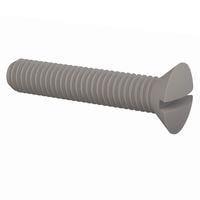 Essentra Components 331024A100 Slotted Countersunk 82 Slotted CSK Screw, #10-24 Thread, 1 Lg
