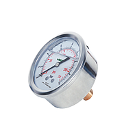 INSIZE 5207-C3D1L4W1R14 Bourdon Tube Pressure Gauges (Liquid Filled) (0~16bar/0~230psi; 1/8NPT; Ø40mm)