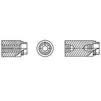 RAF Electronic Hardware M1691-A-3-SS Swage 6mm Rd X 9mm X 3.2 ID Standoff