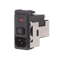 Corcom - TE Connectivity PSCSSSSXA Inlets 10A SINGLE FUSE SNAP IN