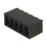 HARTING 14120514002000 Pluggable Terminal Blocks har-flexicon, 5pin male, horizontal pcb mount (THR/SMC), 11Amps, pitch 3.50mm