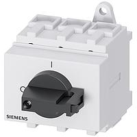 SIEMENS 3LD25300TK11 Rotary DISC SW 63A KNOB DIST BOARD BLK 3P