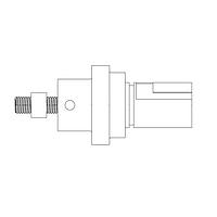 Amphenol Energy Technologies APSPD-E-GN-T5 Receptacles Green T5 Threaded Post Termination 500A, Panel Drain NPDFT Earth,