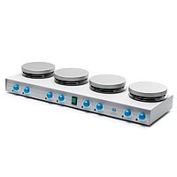 VELP AM4 Aluminum Hot Plate Stirrer, Multiple Positions (1500 rpm; 370°C)