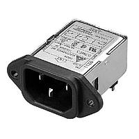 Delta Electronics, Inc. 10ME3 Inlets PCB Mounting Filter, Single, 115/250VAC, 10A, 0.033 C1 (uF), 0.18 L1 (mH)
