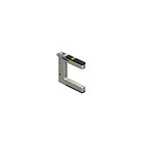 Banner Engineering SLM50N6Q Distance Sensor Modules - Finished Units SLM Series: Rugged Nickel-Plated Metal Fixed-Distance Slot Sensor; Slot Width: 50 mm; Input 10-30 V dc; Output: NPN; 3-pin M8 Integral QD