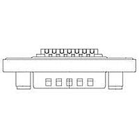 Molex / FCT 173110-0044 D-Sub Connectors - Standard Density FCT DSUB SDR PLG 50 PN SLD FMNT