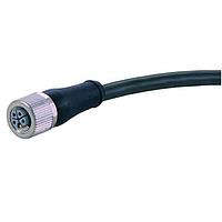 HARTING 21343100543010 Sensor Cables / Actuator Cables M12 L-cod 4+FE st/- f/- PUR 1,0m