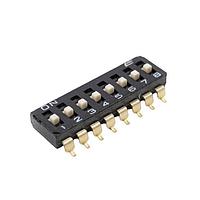 E-Switch KAE08LGGT DIP Switches 8 Position Extended Gold Gullwing
