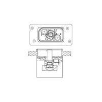 AMP Connectors - TE Connectivity 1604897-5 Connectors ASY RECEPT PANEL MT 2 POS