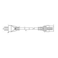 Volex VL-0124-02-200 AC Power Hospital Grade Cord 18/3 SVT 60C HOSPTL 6FT 4IN (1.9m) BLACK