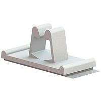 Essentra Components 22AWC250220TAB Cable Clamp Wire Cord Clip, Adhesive, .226 Hold