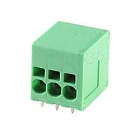 Same Sky (formerly CUI Devices) TBL-0018-350-02GR Fixed Terminal Blocks 2 Poles, Screwless, Vertical, 3.50 Pitch, 24-16 (AWG), Terminal Block Connector