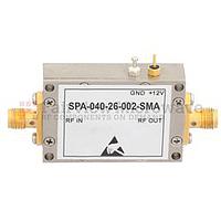 Fairview SPA-040-26-002-SMA 26 dB Gain Block Amplifier Operating From 50 MHz to 4 GHz with 23 dBm P1dB and SMA