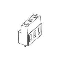AMP Connectors - TE Connectivity 1546062-3 Fixed Terminal Blocks 3 POS 7.5MM SIDE WIRE ENTRY