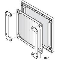 ebm-papst 10024-1-5170 Filter 0.25" Plastic Filter with Foam Pad for Fans Size 127mm or Series W2G115/W2K121