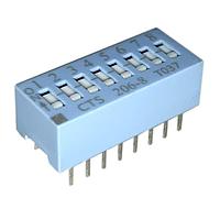 CTS Electronic Components 206-8S DIP Switches 8 switch sections SPST