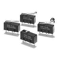 Omron Electronics D2S-01L-FD Snap Action Switches 0.1A 30VDC SPDT Hinge Lever