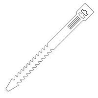 Eagle Plastic Devices 481-0601 Serrated, Outside BLACK SERATED EDGES