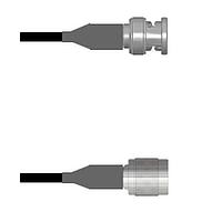 Amphenol Custom Cable Q-0N058001A008i RF Cable Assemblies BNC-SP/TNC-SP RG59 8I