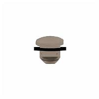 BIVAR PLW5-100-S54 Rigid Light Pipes Light Pipe, Rigid, Panel Mount (Front), Gray, 5mm IP54 Round Lens, Low Profile Dome Face, Smoked, .100 in.