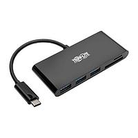 Tripp Lite U460-003-3AMB USB Type-C to Micro SD, SD/MMC, USB 3.1 3PT TYPEC/USBA HUB W CARDREADR