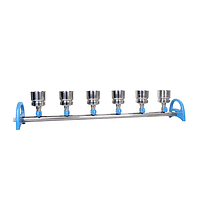 Rocker MultiVac 601 – MB Stainless Steel Multi-Branch Manifold (6-Places, 85x13x14.3 cm)