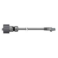 Amphenol CONEC 17-130114 Cat 5e RJ45 CAT.5E ETHERNET PATCH CORD PLASTIC VERSION INDUSTRIAL TO STANDARD 3METER STP OUTDOOR CABLE BLACK