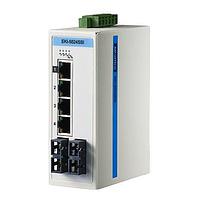 Advantech EKI-5524SS-ST-AE Managed Ethernet Switches 4-port 10/100M +2 S.M(Single-mode) Lite-Managed Ethernet Switch, ST Connector -10~60C