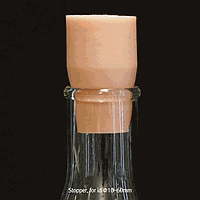ShinEtsu SL3.Sto6008 Stopper, Silicosen, Plug Type, Φ17 x 13 x h10 x 30mm