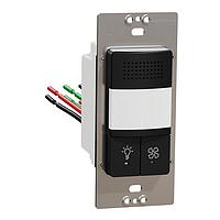 Square D SQR73105BK Humidity, Light Level Sensor, PIR PIR/HUMIDITY SENSOR FAN/LIGHT CONTROL BK