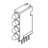 Dialight 568-2213-111F LED Circuit Board Indicators Backlight Quad