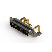 EDAC 629-13W3250-2N3 Mixed Contact D-Sub Connectors Right-angle Power Combo D-Sub Connector