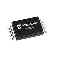 Microchip Technology 25CS320T-I/ST EEPROM 32 Kbit SPI SERIAL  w/ECC, 8-TSSOP T&R, 85C Industrial