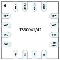 Semtech TS30041-M050QFNR Synchronous Buck DC/DC Converter 1A 5.0V Current-Mode Sync. Buck Converte
