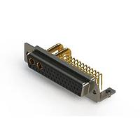 EDAC 630-43W2250-4TB Mixed Contact D-Sub Connectors Right-angle Power Combo D-Sub Connector