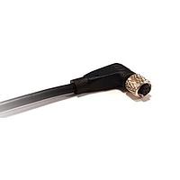 Bulgin PXPPVC05RAF03ACL050PVC Sensor Cables / Actuator Cables M5 Series RA Flex Cable Overmold Conn
