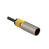 Banner Engineering M18SP6DQ Photoelectric Sensors EZ-BEAM M18 Series: Diffuse; Range: 100 mm; Input: 10-30 V dc; Output: Complementary PNP; 4-pin M12 Integral QD