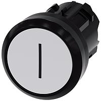SIEMENS 3SU10000AB600AC0 Flat Button PUSHBUTTON, MOM, WHT, FLUSH