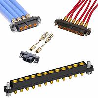 Harwin M80-4000000F1-06-321-00-000 Power to the Board 6 Pos. Female SIL Vertical Throughboard Conn. Jackscrews