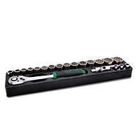 TOPTUL GM-2022-  20PCS 1/2 inch DR. Flank Socket Set (12PT)