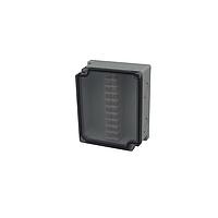 Bud Industries PTT-11084-C Terminal Block Junction Box 10 Central Terminal Blocks with Clear Cover (4.9 X 3.6 X 1.7 In)