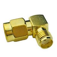 RF Solutions ADP-SMAM-SMAF90 RF Adapters - In Series RF Adaptor SMA (Male) to SMA(Female) Right Angle