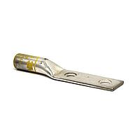 3M Electronic Solutions Division 31149 Compression Copper Two Hole Long Barrel Lug, Yellow