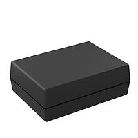 Serpac 1312AA,BK Plastic Textured Top Desktop Encl. w/ 2 AA Battery Compartment, 4.38x 3.25x1.50 in.