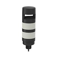 Banner Engineering TL70GRBT Tower Lights TL70 Tower Light; Black Housing: 3-Color Indicator; Voltage: 12-30 V dc; Environmental Rating: IP65; Input: Bimodal; Colors: Green Red Blue; 8-Screw Terminal Wiring