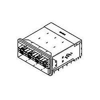 Molex 171224-4011 Cage Assembly zSFP+ Stacked 2X4 W/Metal, w/4 LP