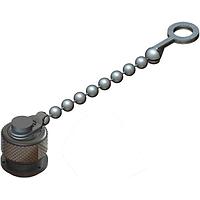 Amphenol SV Microwave M39012/25-0020 Accessories TNC Jack Dust Cap with Chain